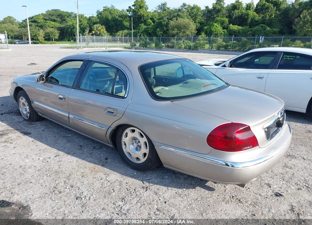 2002 LINCOLN CONTINENTAL VIN: 1LNHM97V52Y606679