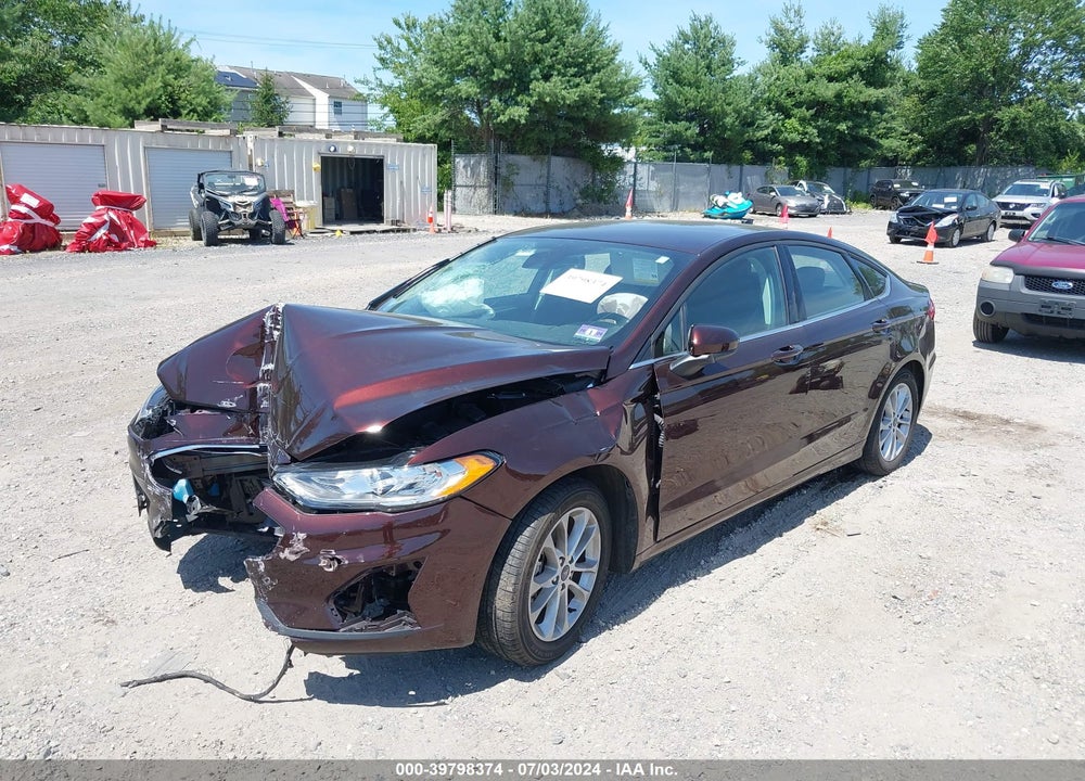 2019 FORD FUSION SE VIN: 3FA6P0HD9KR126265