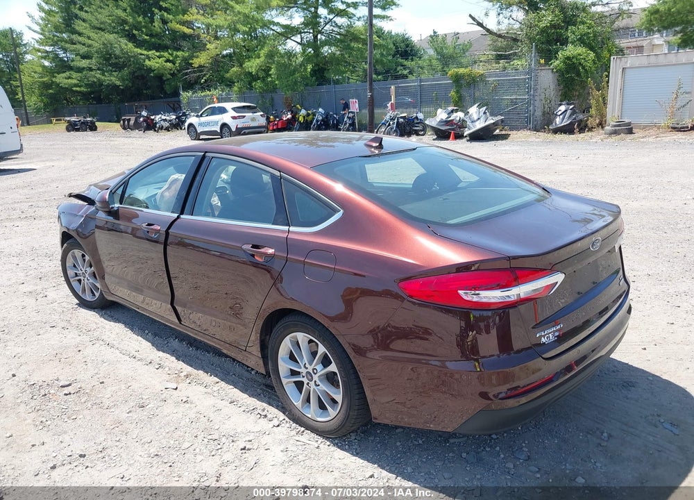 2019 FORD FUSION SE VIN: 3FA6P0HD9KR126265