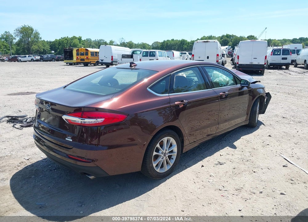 2019 FORD FUSION SE VIN: 3FA6P0HD9KR126265