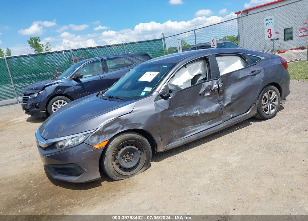 2018 HONDA CIVIC LX VIN: 2HGFC2F5XJH608784