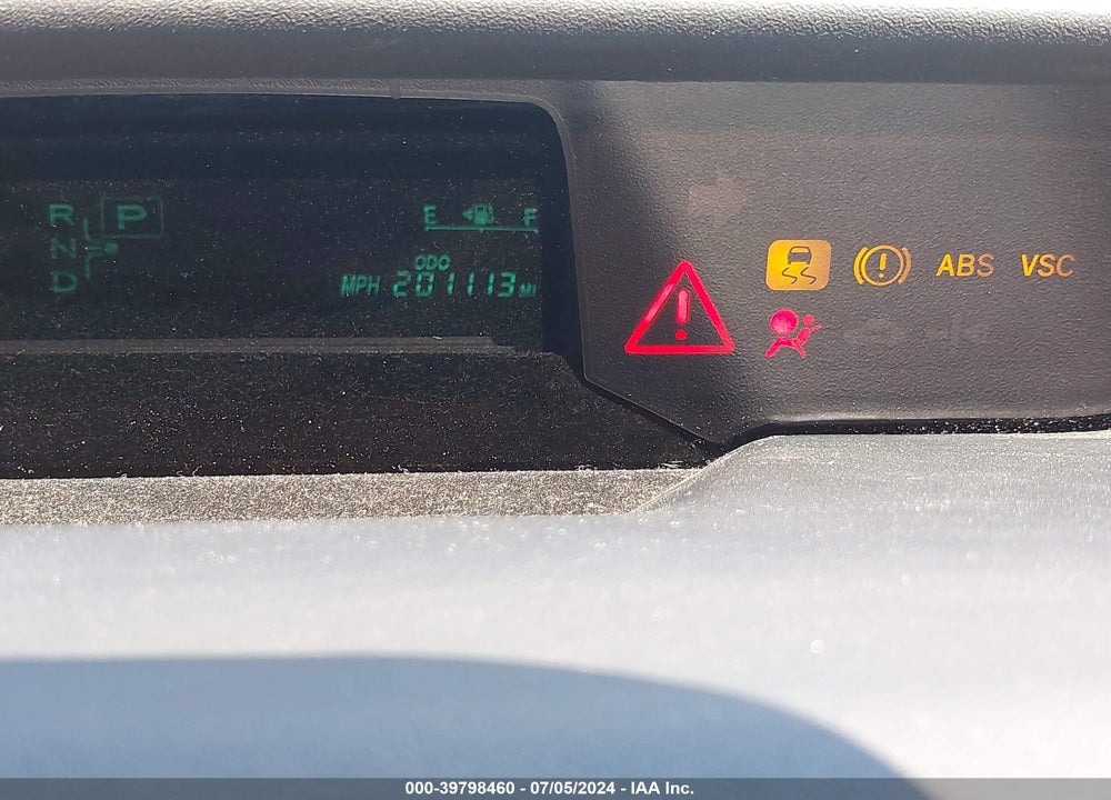 2007 TOYOTA PRIUS VIN: JTDKB20U777655243