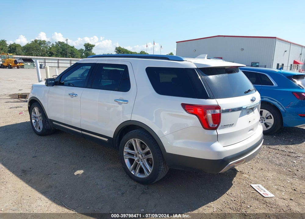2017 FORD EXPLORER LIMITED VIN: 1FM5K7F86HGA58683