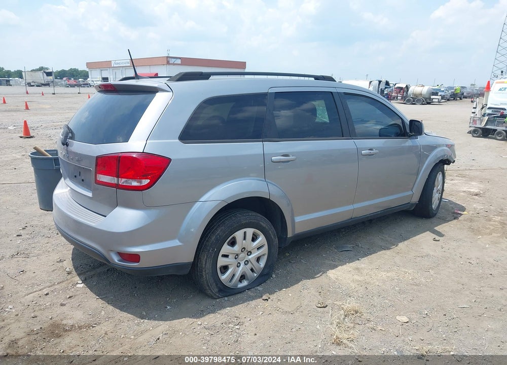 2019 DODGE JOURNEY SE VIN: 3C4PDCBB6KT853091