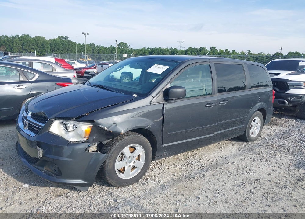 2012 DODGE GRAND CARAVAN SXT VIN: 2C4RDGCG7CR153692