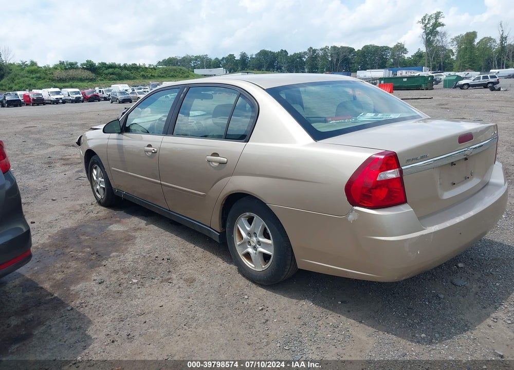 2005 CHEVROLET MALIBU LS VIN: 1G1ZT52855F178580