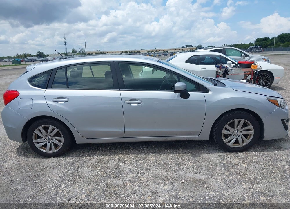 2015 SUBARU IMPREZA 2.0I PREMIUM VIN: JF1GPAC6XFH266397
