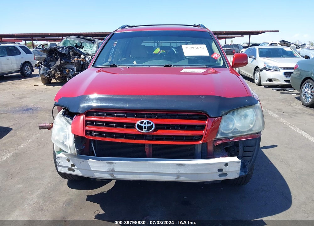 2002 TOYOTA HIGHLANDER V6 VIN: JTEGF21A420060474
