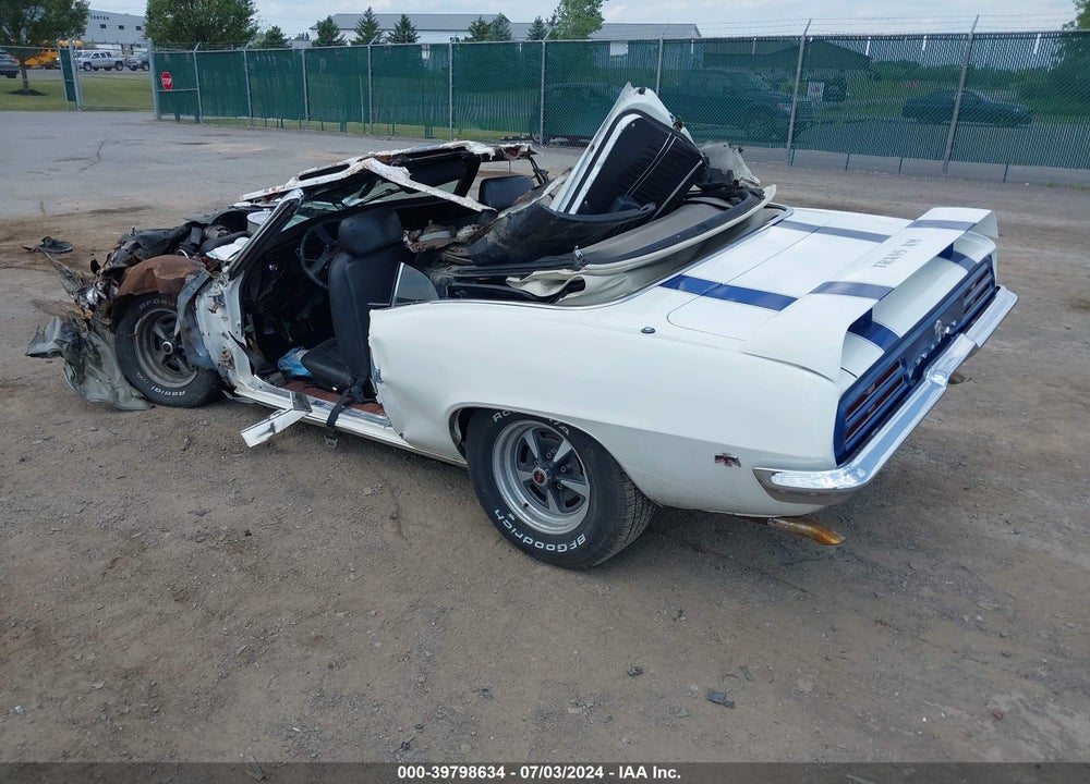 1969 PONT FIREBIRD VIN: 223679N601166