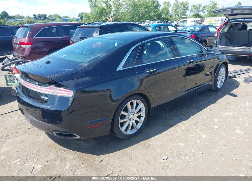 2016 LINCOLN MKZ VIN: 3LN6L2J93GR609244