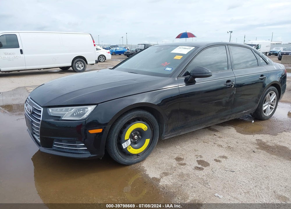 2017 AUDI A4 2.0T PREMIUM VIN: WAUGNAF40HN058072