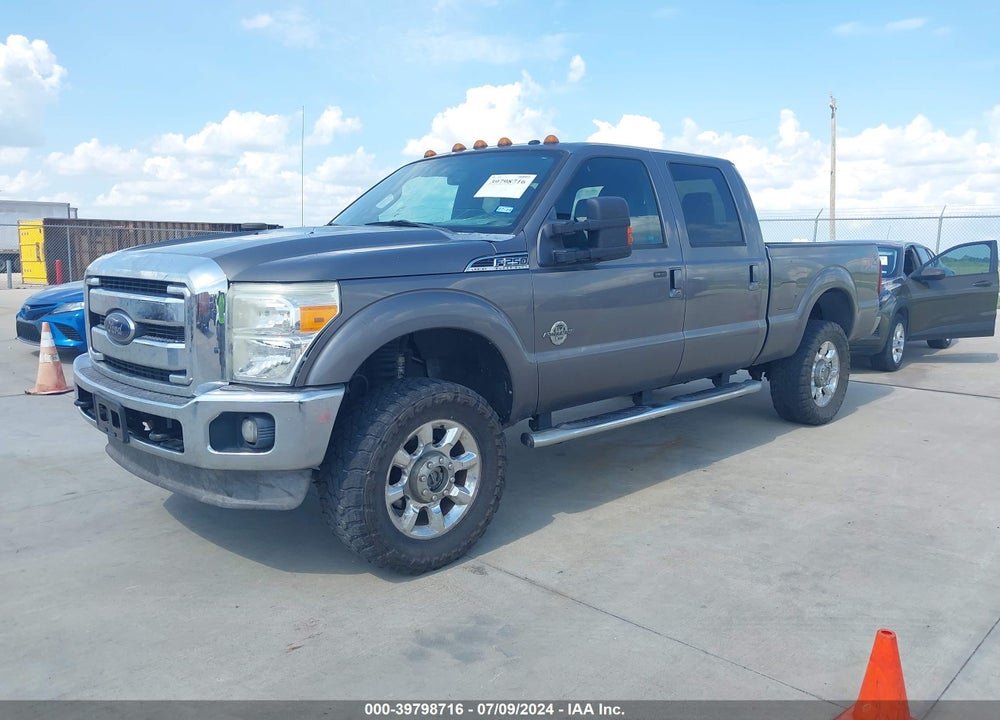 2012 FORD F-250 LARIAT VIN: 1FT7W2BT1CEB29839