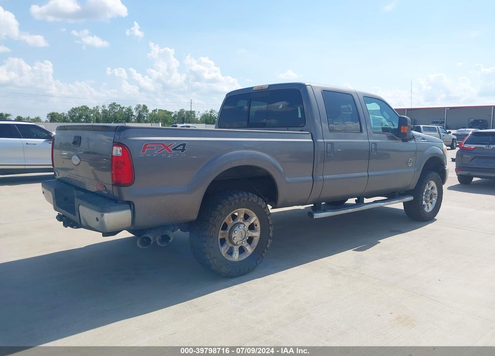 2012 FORD F-250 LARIAT VIN: 1FT7W2BT1CEB29839