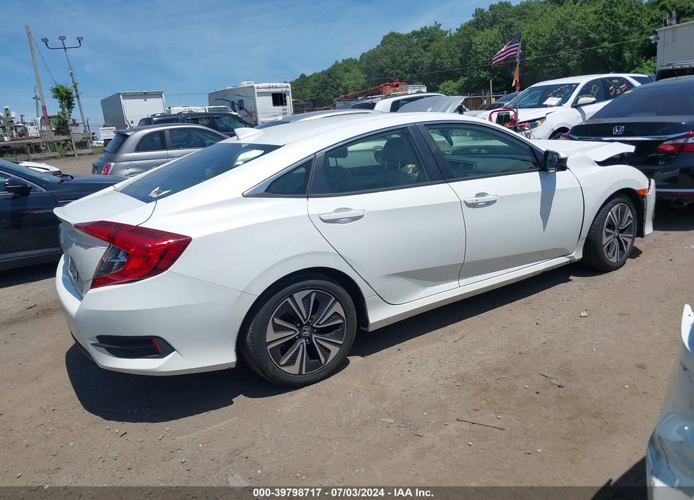 2018 HONDA CIVIC EX-L VIN: JHMFC1F74JX025342