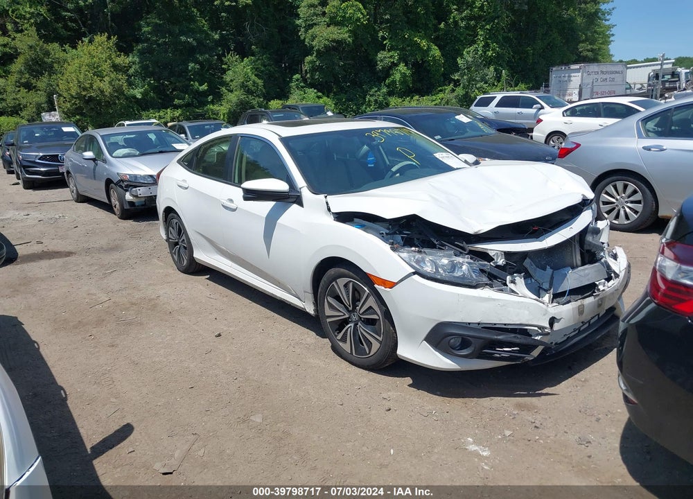 2018 HONDA CIVIC EX-L VIN: JHMFC1F74JX025342