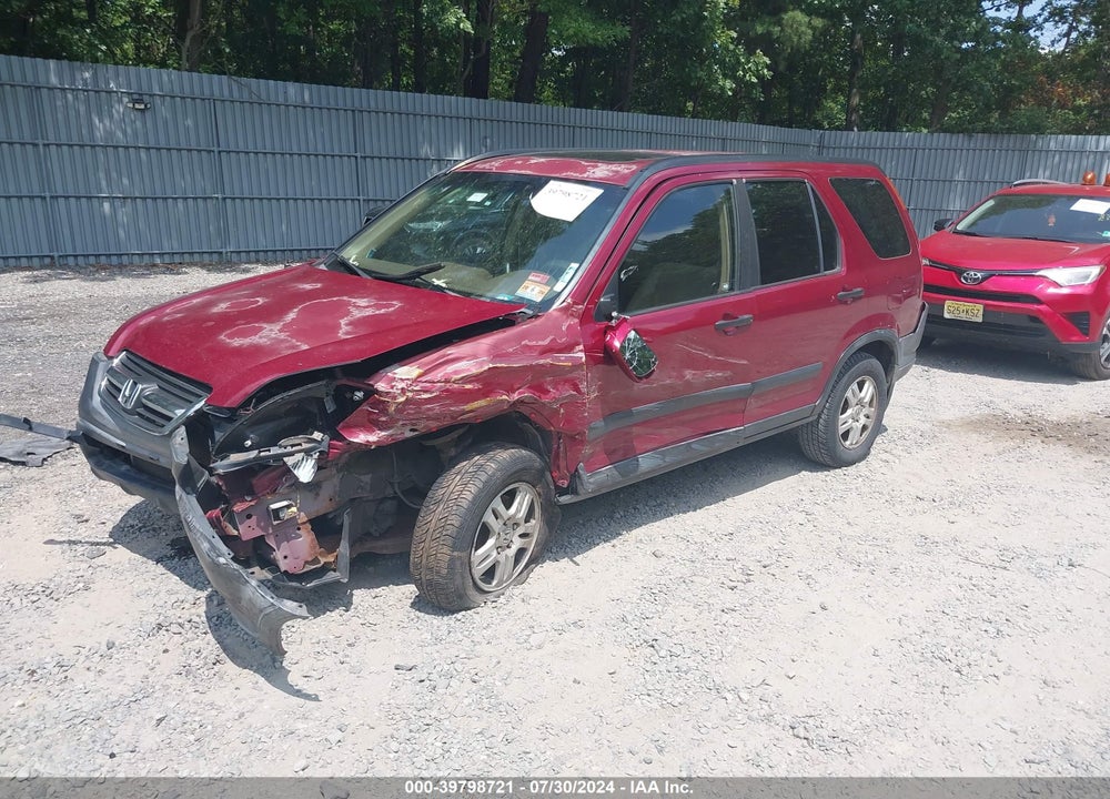 2002 HONDA CR-V EX VIN: JHLRD78882C066525