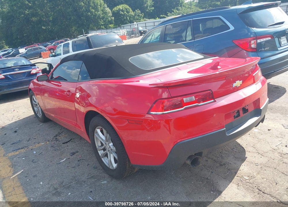 2014 CHEVROLET CAMARO 1LT VIN: 2G1FB3D3XE9317042