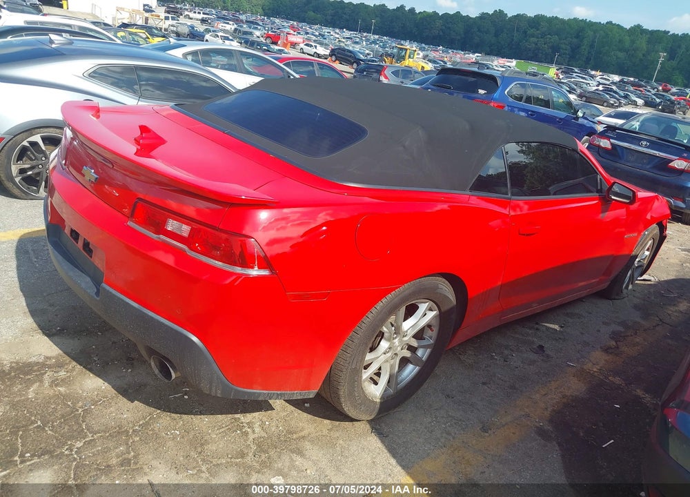 2014 CHEVROLET CAMARO 1LT VIN: 2G1FB3D3XE9317042