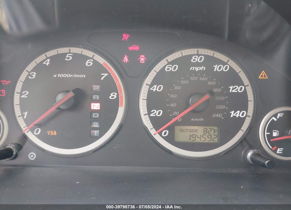 2005 HONDA CR-V EX VIN: JHLRD78895C057658