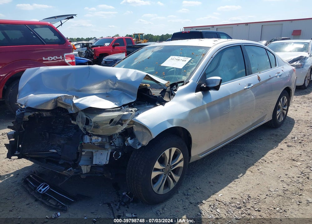 2014 HONDA ACCORD LX VIN: 1HGCR2F3XEA075436