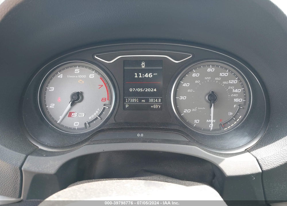 2015 AUDI S3 2.0T PREMIUM PLUS VIN: WAUBFGFF5F1070170