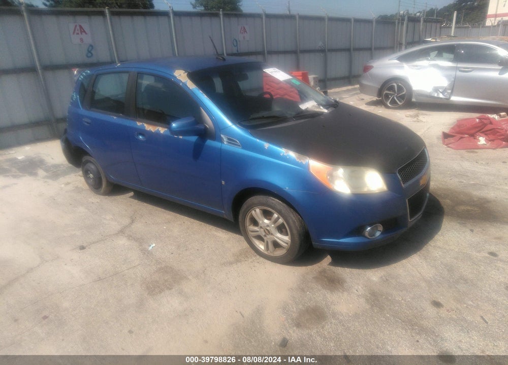 2009 CHEVROLET AVEO LT VIN: KL1TG66E29B308147