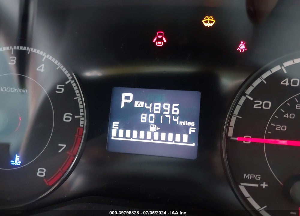 2017 SUBARU IMPREZA 2.0I VIN: 4S3GKAA65H3628602