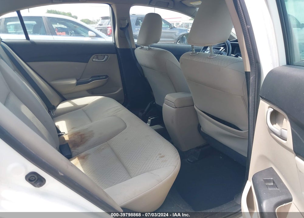 2014 HONDA CIVIC LX VIN: 19XFB2F57EE062710