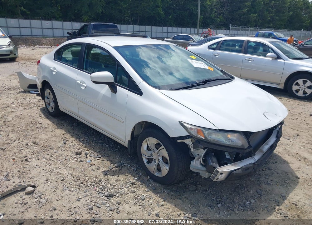 2014 HONDA CIVIC LX VIN: 19XFB2F57EE062710