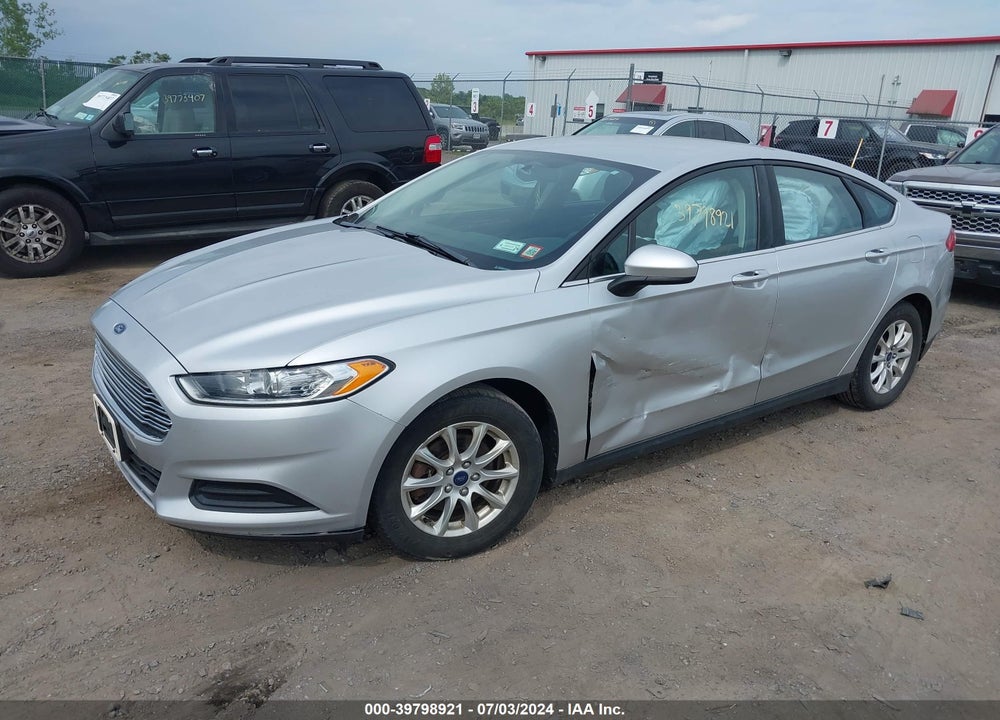2015 FORD FUSION S VIN: 1FA6P0G77F5130836
