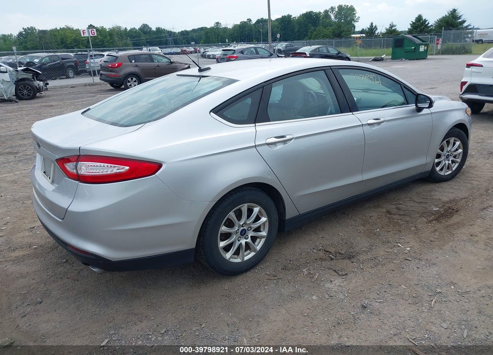 2015 FORD FUSION S VIN: 1FA6P0G77F5130836