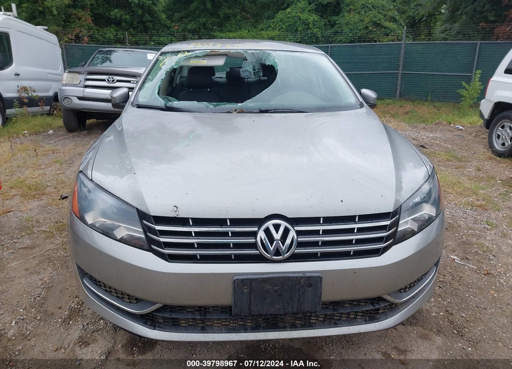 2012 VOLKSWAGEN PASSAT 2.5L SE VIN: 1VWBP7A3XCC030385