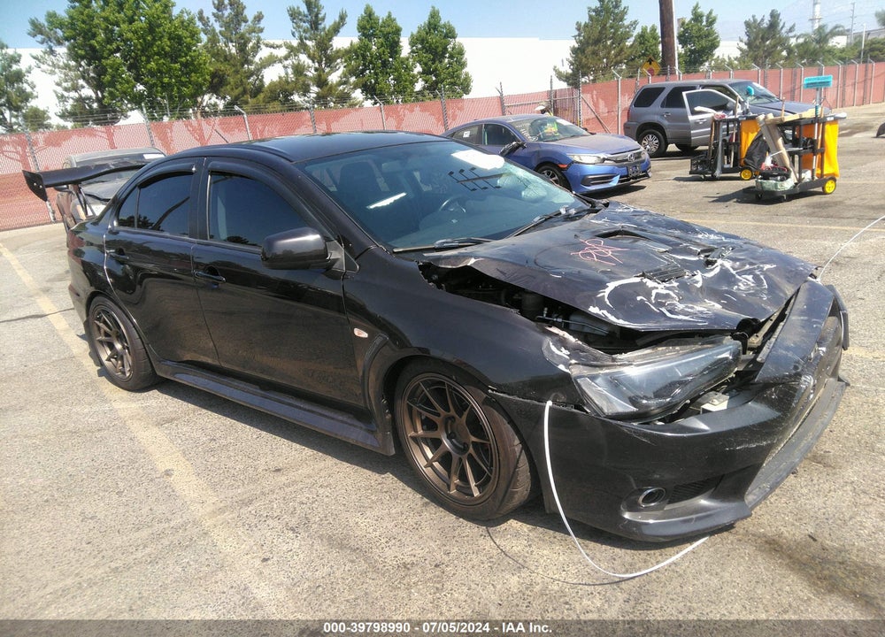 2014 MITSUBISHI LANCER EVOLUTION GSR VIN: JA32W8FV0EU022331