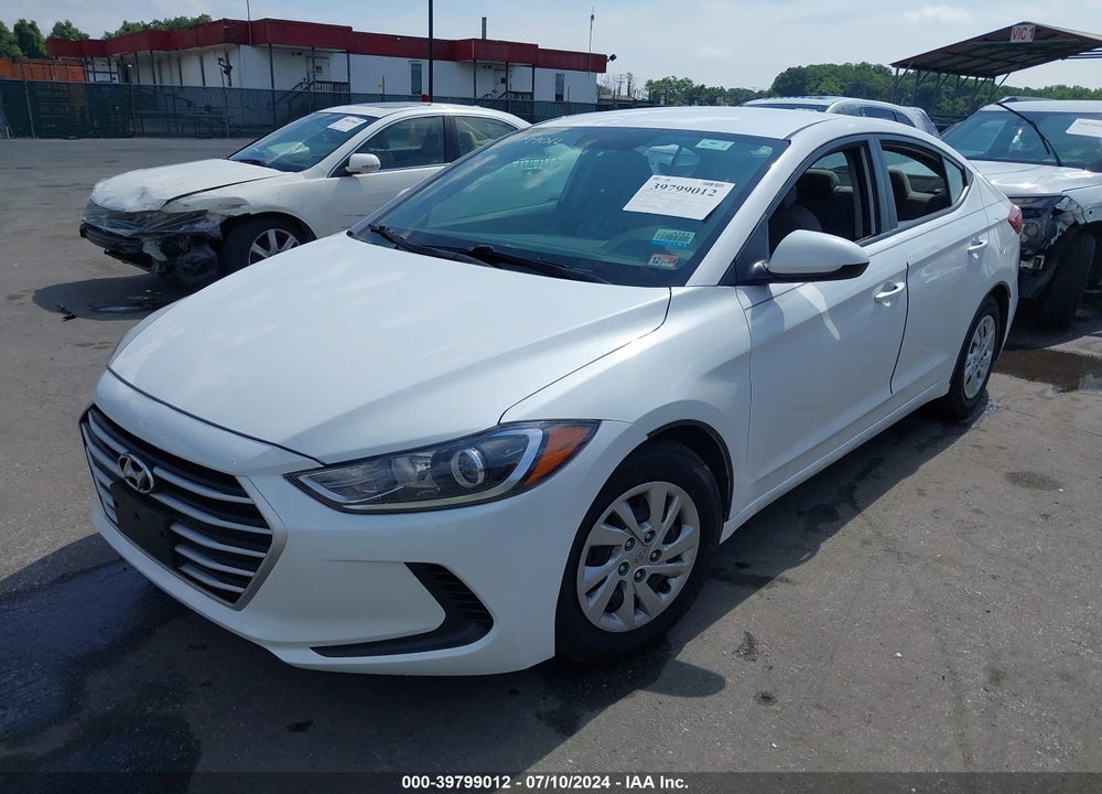 2017 HYUNDAI ELANTRA SE VIN: 5NPD74LF7HH181374