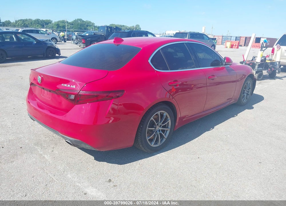 2017 ALFA ROMEO GIULIA AWD VIN: ZARFAEDN1H7553436