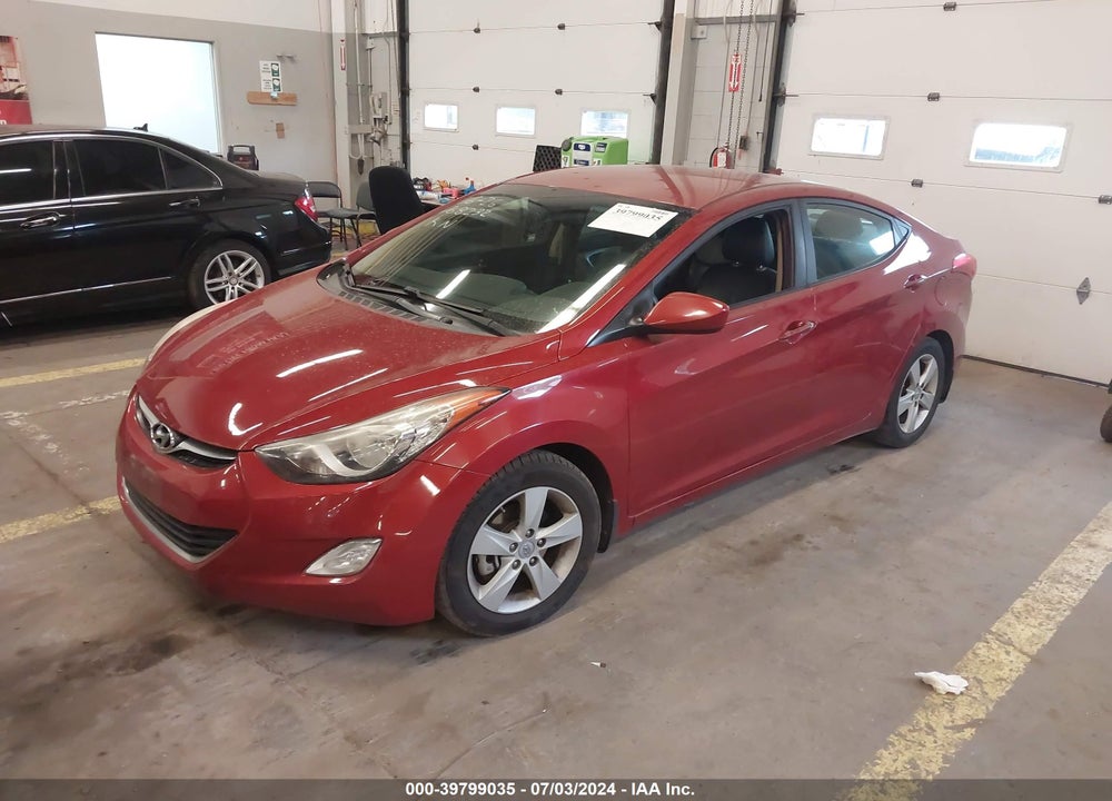2013 HYUNDAI ELANTRA GLS VIN: KMHDH4AE3DU563274