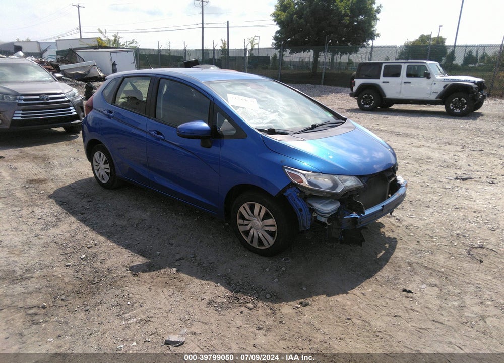 2016 HONDA FIT LX VIN: JHMGK5H59GS008276