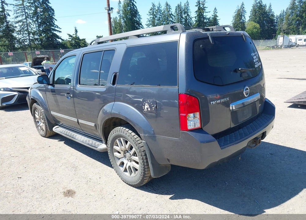 2010 NISSAN PATHFINDER LE VIN: 5N1AR1NB7AC601184