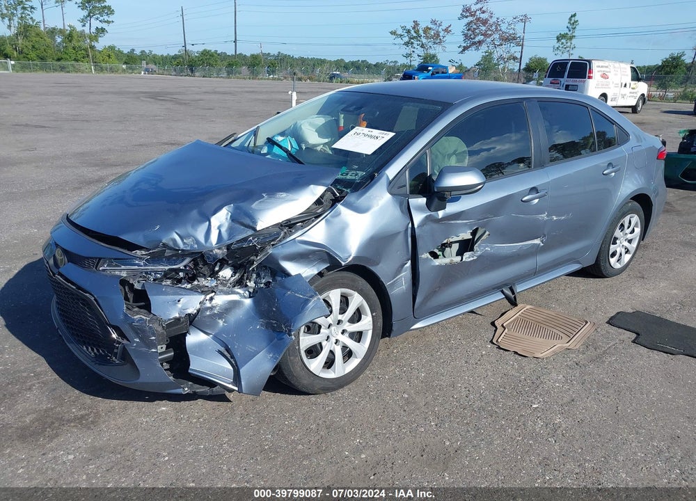 2020 TOYOTA COROLLA LE VIN: JTDEPRAE7LJ063336