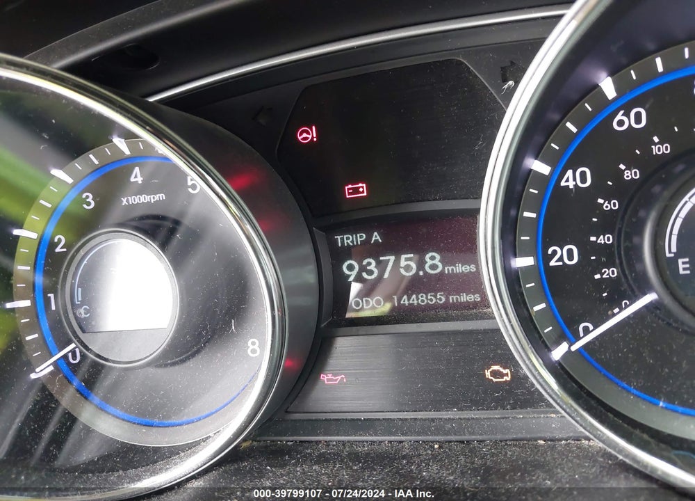 2014 HYUNDAI SONATA GLS VIN: 5NPEB4AC1EH939068