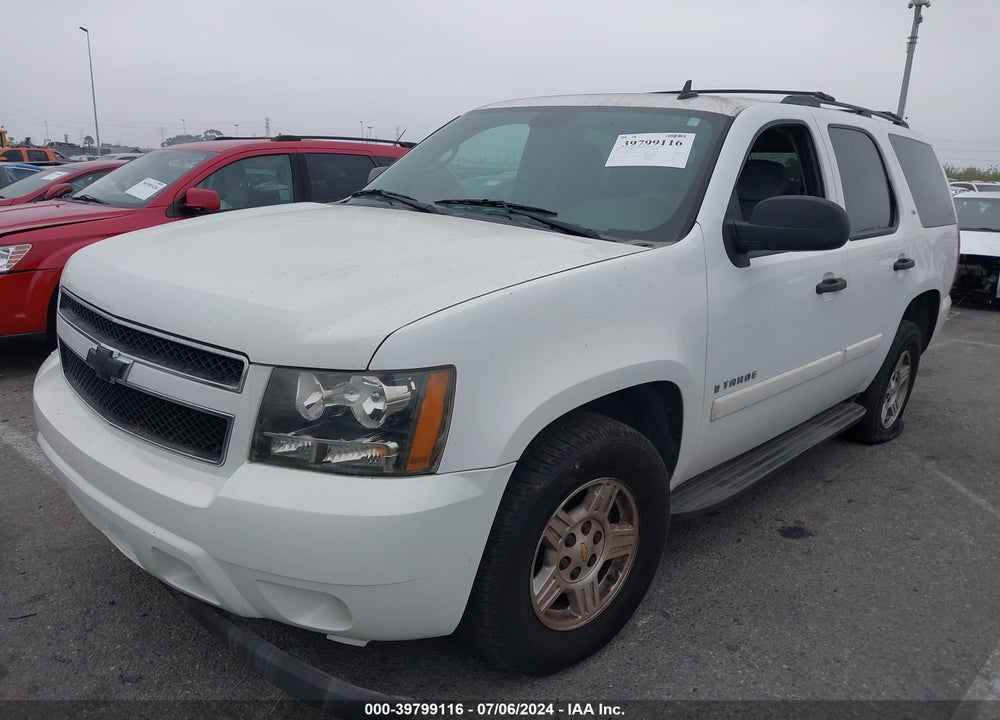 2008 CHEVROLET TAHOE LS VIN: 1GNFC13028R189316