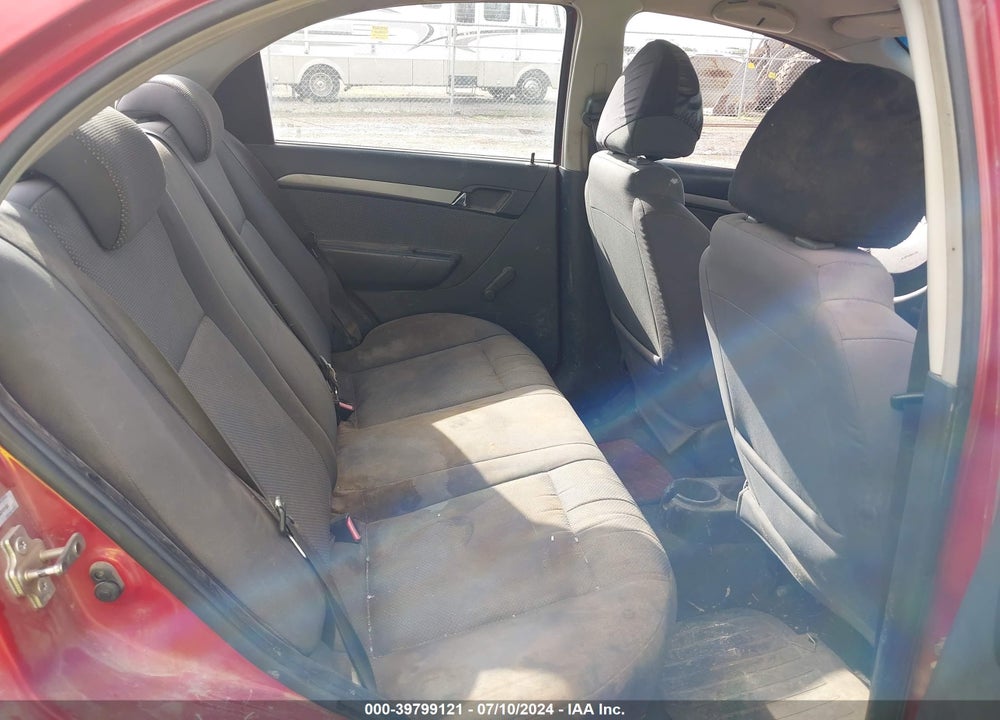 2009 CHEVROLET AVEO LT VIN: KL1TD56E29B313156
