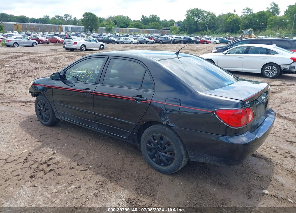 2007 TOYOTA COROLLA LE VIN: 2T1BR32E67C845332