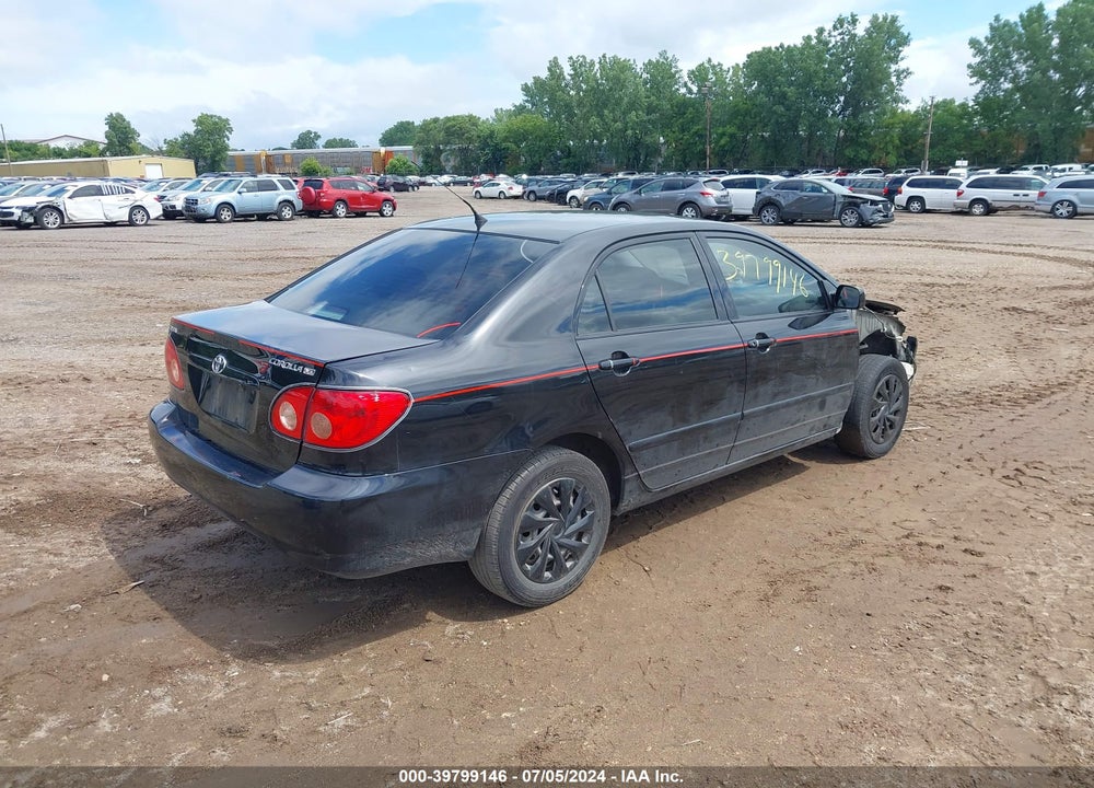 2007 TOYOTA COROLLA LE VIN: 2T1BR32E67C845332