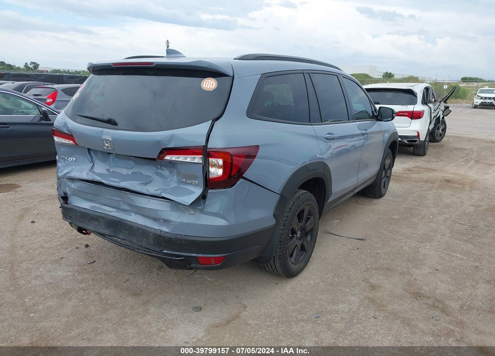 2022 HONDA PILOT AWD TRAILSPORT VIN: 5FNYF6H85NB083335