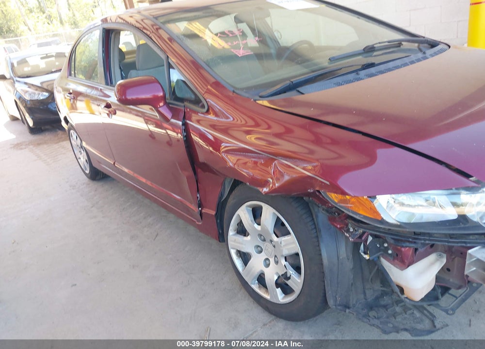 2010 HONDA CIVIC LX VIN: 19XFA1F52AE031453