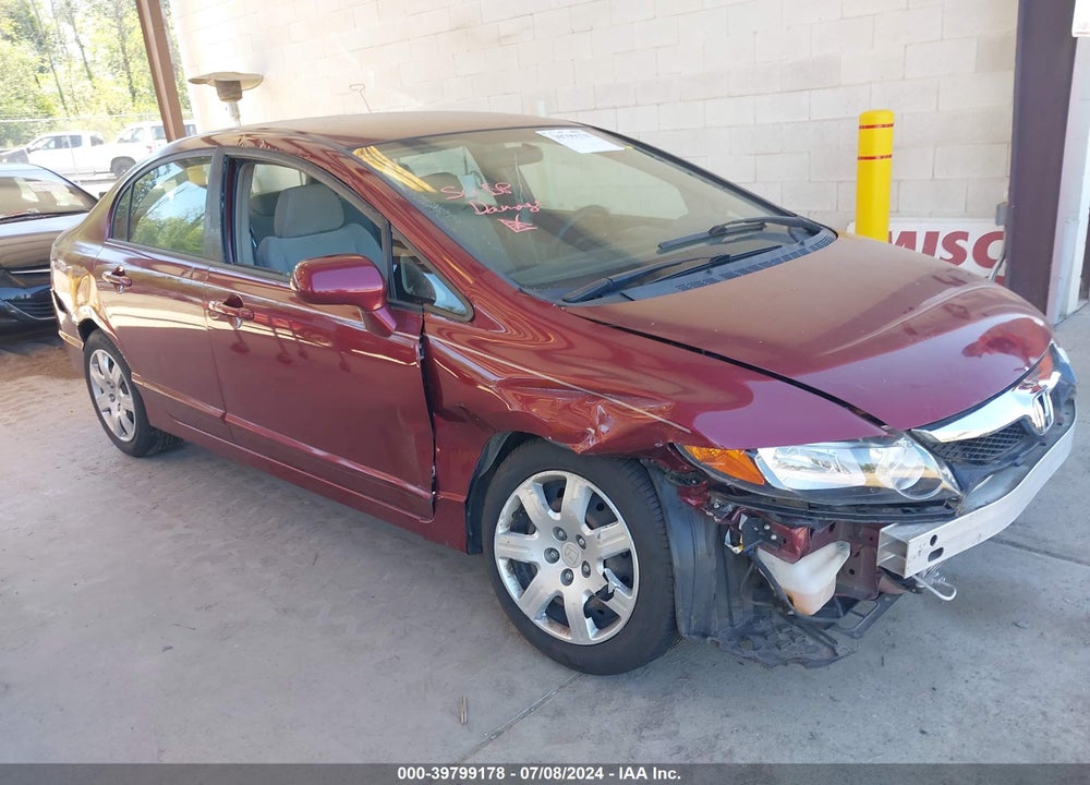 2010 HONDA CIVIC LX VIN: 19XFA1F52AE031453
