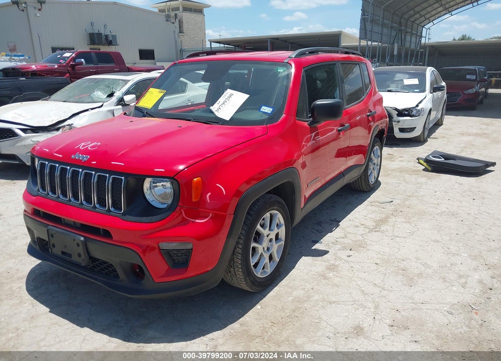 2019 JEEP RENEGADE SPORT FWD VIN: ZACNJAAB6KPK10458