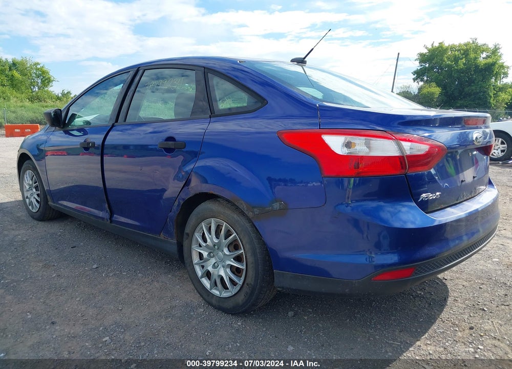 2012 FORD FOCUS S VIN: 1FAHP3E2XCL327234