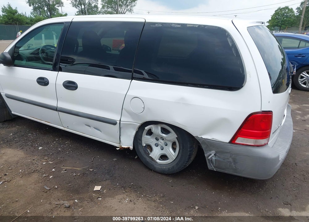 2006 FORD FREESTAR VIN: 2FTZA54636BA63908